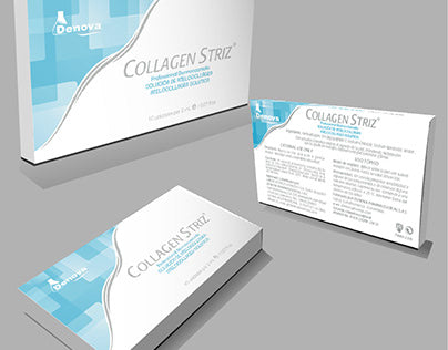 COLLAGEN STRIZ By Denova Crecimiento, (ANTES MUSCLE STRIZ) estimulación y tonificación de los glúteos - 10Amp x 2ml