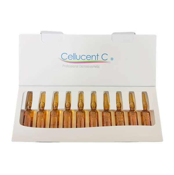 CELLUCENT C By Denova - Anticelulítico - Vitamina C, Silicio Orgánico, Centella Asiática - 10Amp x 5ml