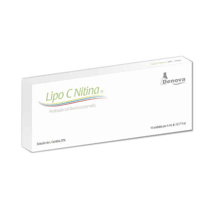 LIPO C-NITINA By Denova - Quemador de Grasa Corporal - Anticelulítico - 10Amp x 5ml