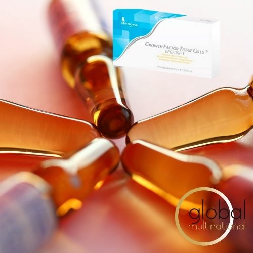 Growth Factor Tissue Cells By Denova - Serum Antiarrugas - Factor de Crecimiento - 10Amp x 2ml