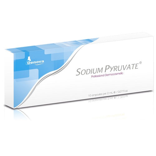 SODIUM PYRUVATE By Denova- Regenerador de Colágeno - Reafirmante Corporal - 10Amp x 5ml