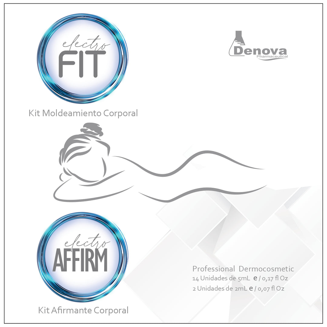 Kit Electro Affirm 6 By Denova - Kit Reafirmante y Kit Moldeamiento Corporal - Caja 16 Uds