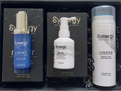 Synergy Kit - Serum Facial - Gel Reductor - Serum Cicatrices y Estrías