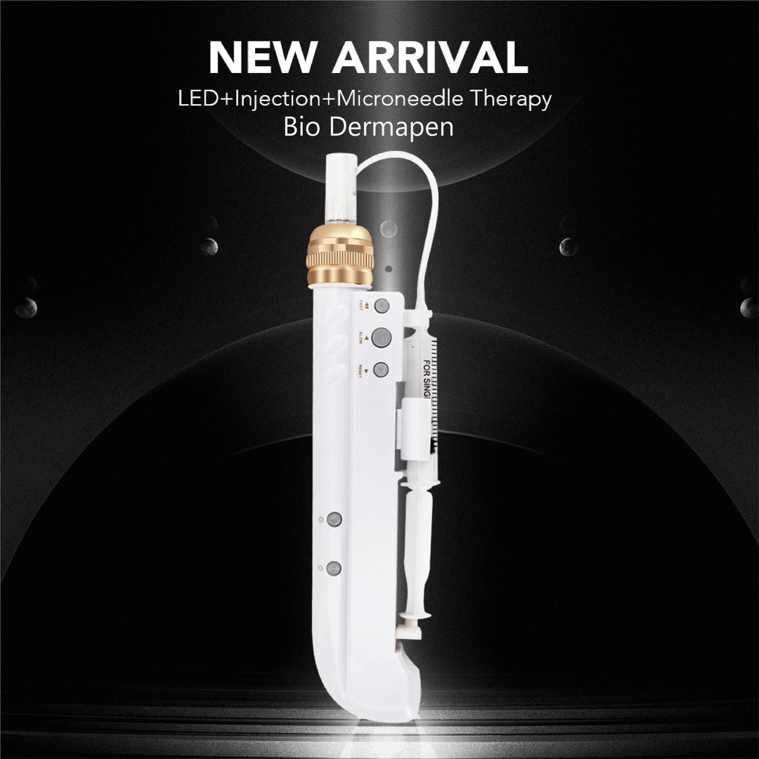 Bio Dermapen 7 Led Photon Therapy – Equipo Dermapen con microagujas de nano inyección para Mesoterapia