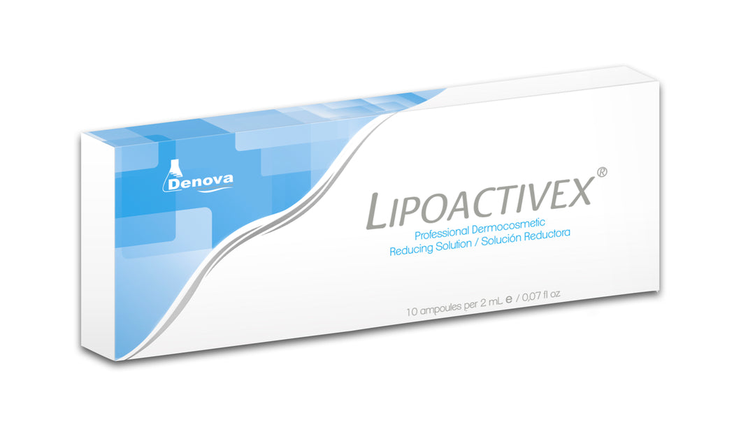 LipoActivex Reductor Corporal - Alcachofa, L-Carnitina, Silicio Orgánico, Fosfatidilcolina - 10Amp x 5 ml
