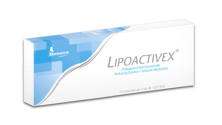 LipoActivex Reductor Corporal - Alcachofa, L-Carnitina, Silicio Orgánico, Fosfatidilcolina - 10Amp x 5 ml