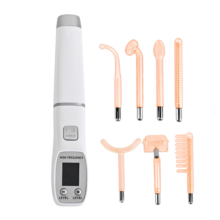 ALTA FRECUENCIA Profesional | Electroterapia Estética para Acné, Poros, Líneas Finas y Fortalecimiento Capilar