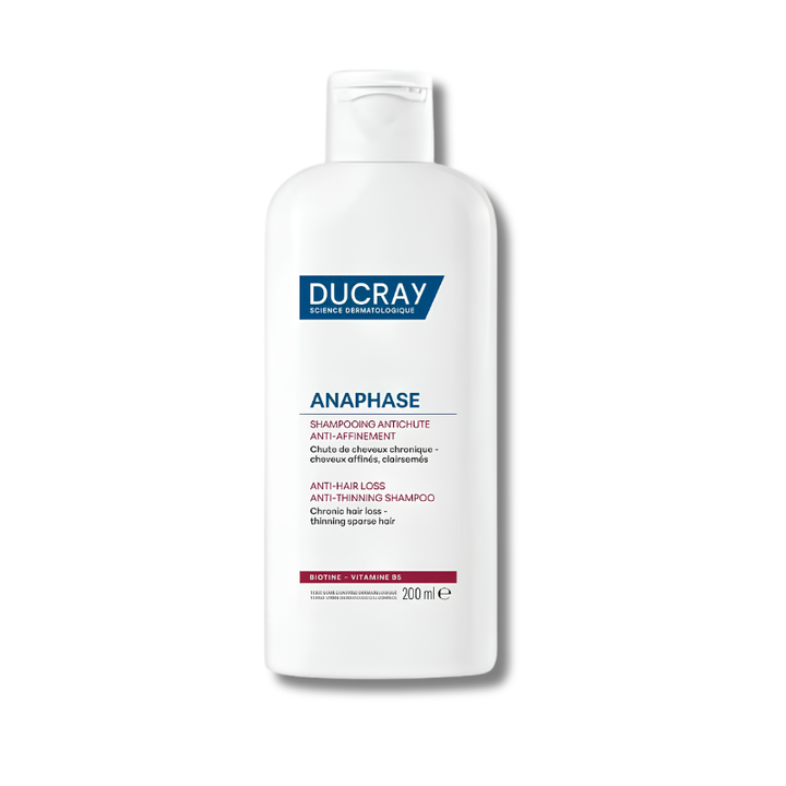 Shampoo Anticaída Ducray Anaphase 400ml y 200ml - Falta de Volumen, Cabello Fino
