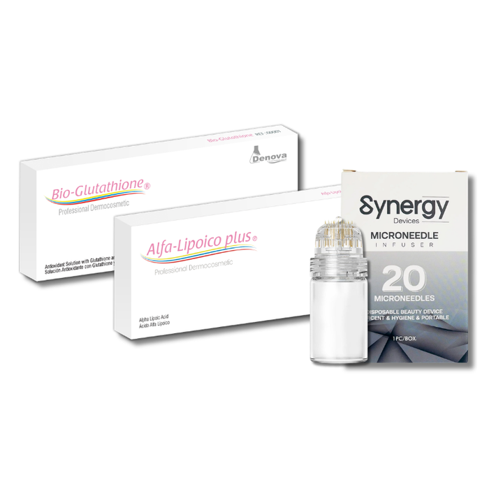 Kit Anti Manchas Precision Base - Incluye infuser - Bio-Glutathione - Alpha Lipoico