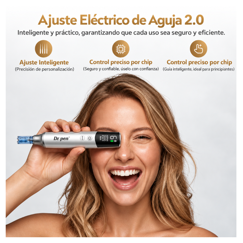Dr. Pen M9 – Dermapen Profesional de Microneedling Inteligente | Control Electrónico de Profundidad