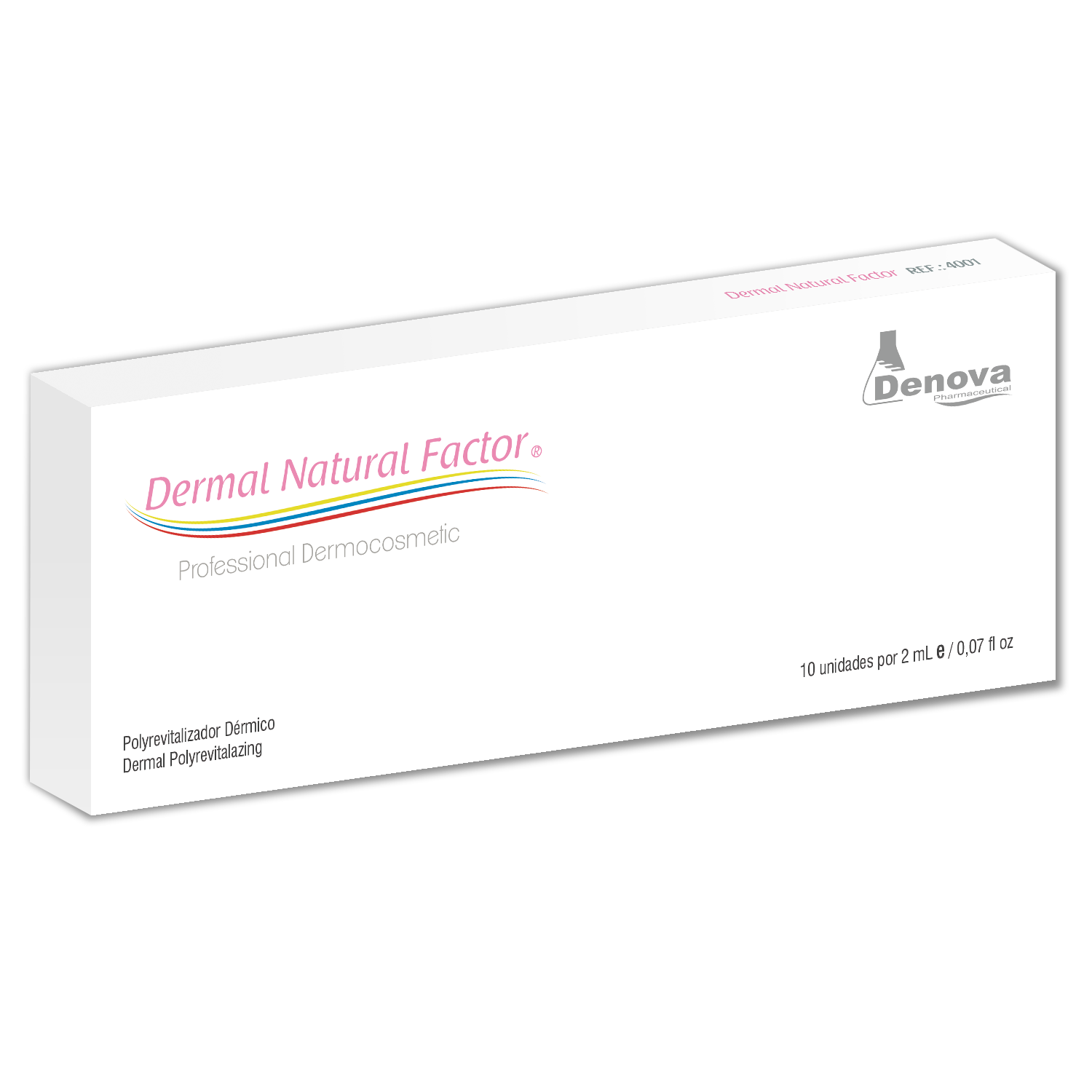 Dermal Natural Factor By Denova- Hidratante facial - Ampollas reparadoras - 10Amp x 2ml