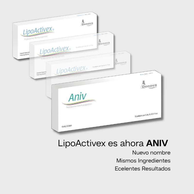 ANIV antes (LipoActivex) Reductor Corporal - Alcachofa, L-Carnitina, Silicio Orgánico, Fosfatidilcolina - 10Amp x 5 ml