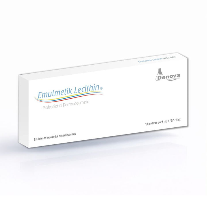 (EMULMETIK) Modelmetik Lecithin By Denova - Moldeamiento corporal y Tratamiento reductor de grasa - 10Amp x 5ml