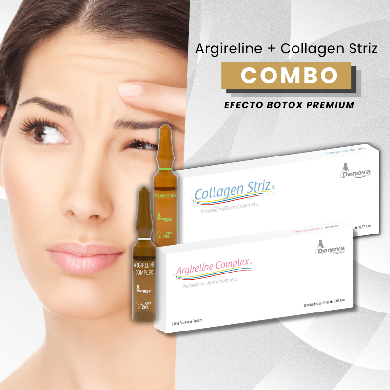 Combo Efecto Botox Premium Facial con Argireline + Collagen Striz | Antiarrugas y Firmeza