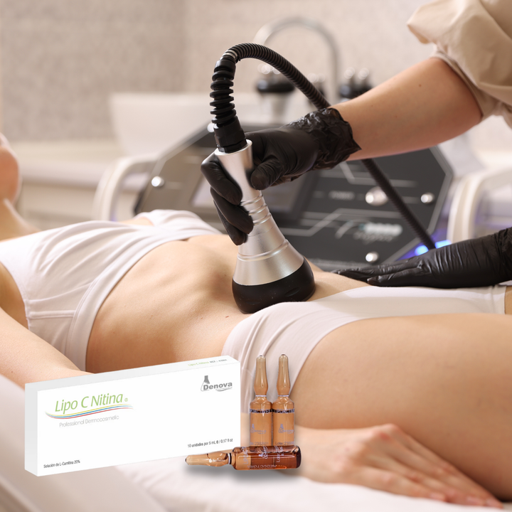 LIPO C-NITINA By Denova - Quemador de Grasa Corporal - Anticelulítico - 10Amp x 5ml