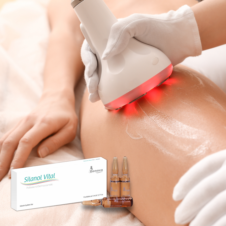 Silanol Vital (antes REAFFIR-SI)  - Silicio Orgánico - Reafirmante - Estrías - Celulitis - 10Amp x 5ml
