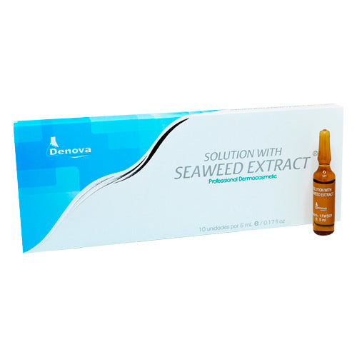 Solución With Seaweed Extract - Extracto de Algas Marinas by Denova - 10Amp x 5 ml
