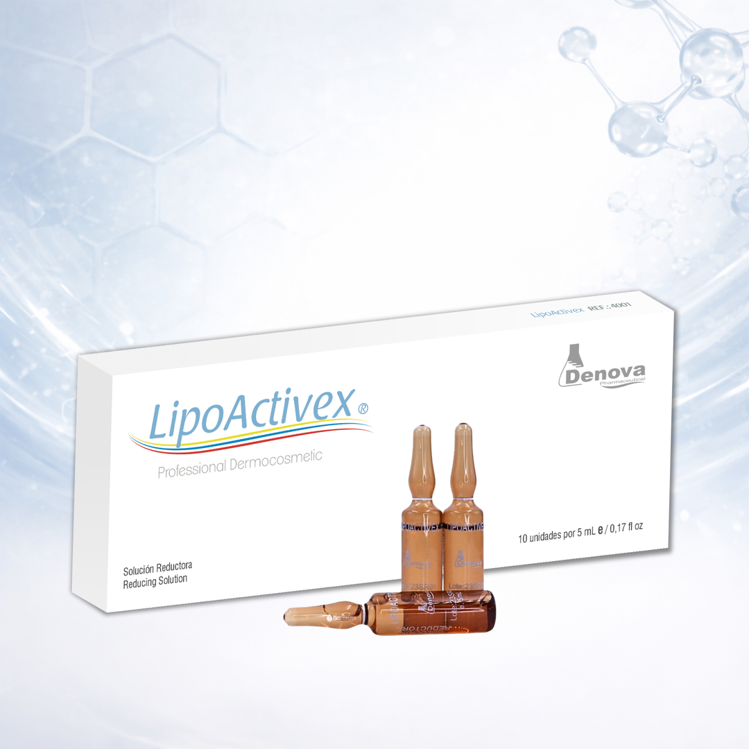 ANIV antes (LipoActivex) Reductor Corporal - Alcachofa, L-Carnitina, Silicio Orgánico, Fosfatidilcolina - 10Amp x 5 ml