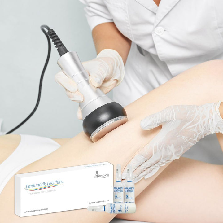 (EMULMETIK) Modelmetik Lecithin By Denova - Moldeamiento corporal y Tratamiento reductor de grasa - 10Amp x 5ml