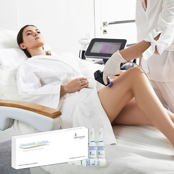(EMULMETIK) Modelmetik Lecithin By Denova - Moldeamiento corporal y Tratamiento reductor de grasa - 10Amp x 5ml