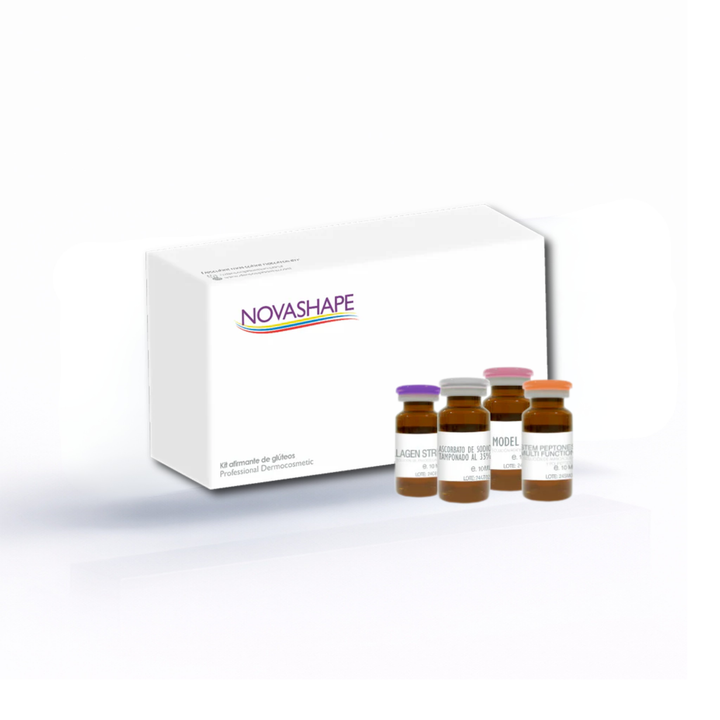 Novashape Kit Reafirmante de Glúteos by Denova – 6 Viales x 10 ml