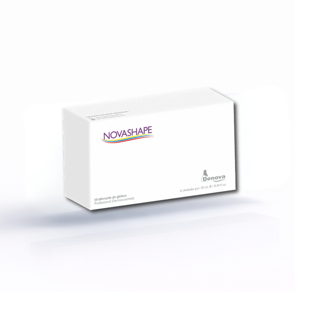 Novashape Kit Reafirmante de Glúteos by Denova – 6 Viales x 10 ml