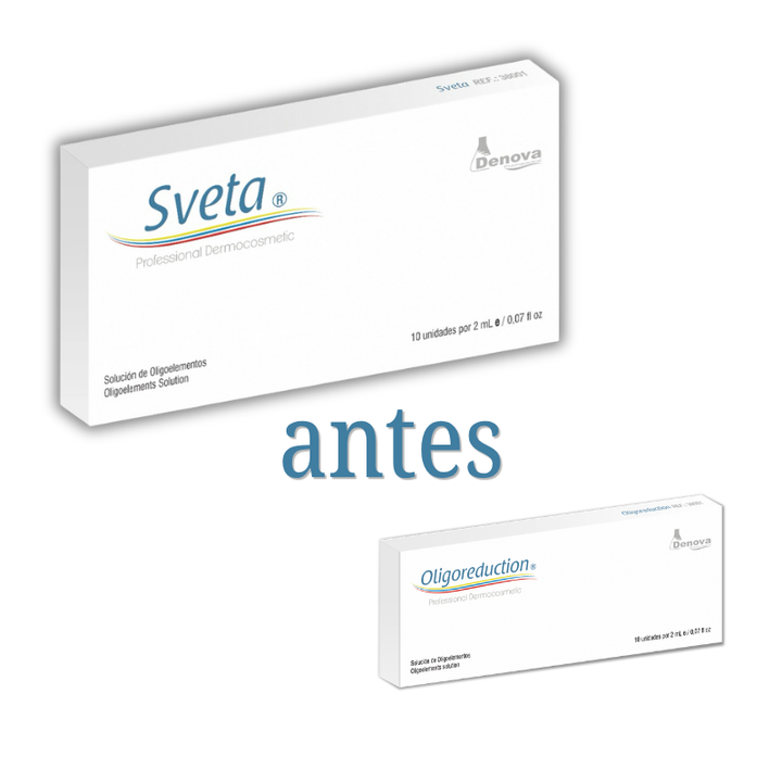 SVETA antes Oligoreduction - Complejo Regulador de Peso de Oligoelementos y Ácido Tióctico - 10Amp x 2ml