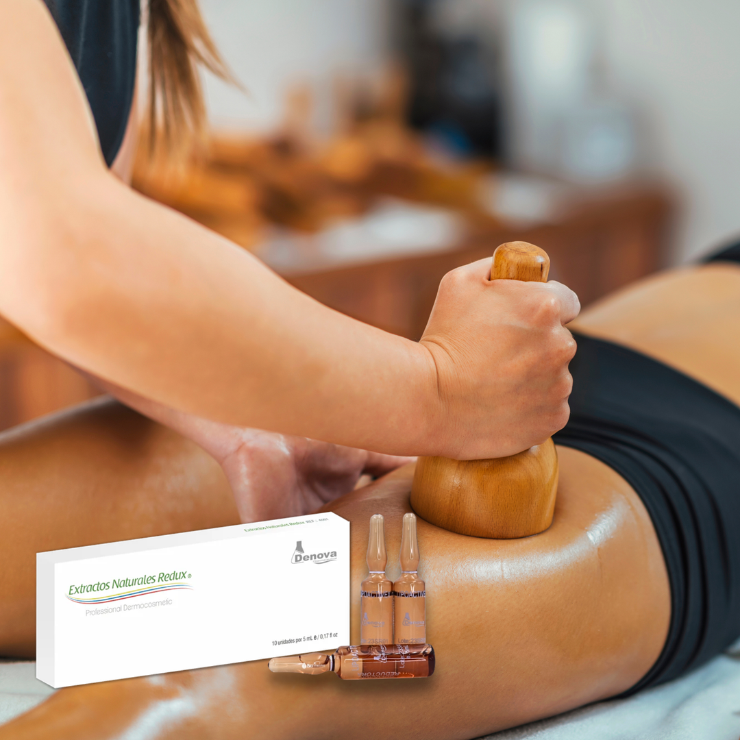 Extractos Naturales Redux By Denova. Ampollas Quema Grasa Corporal - Anticelulitis - 10Amp x 5 ml