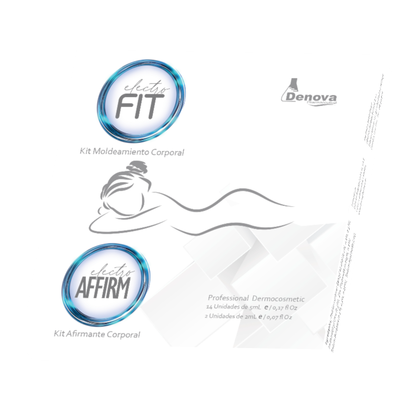 Kit Electro Fit 2 - Lipolítico Circulatorio - Kit Afirmante y Kit Moldeamiento Caja 16 Und