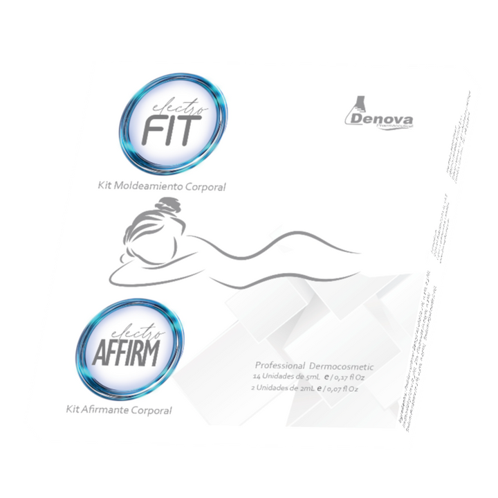 Kit Electro Fit 2 - Lipolítico Circulatorio - Kit Afirmante y Kit Moldeamiento Caja 16 Und