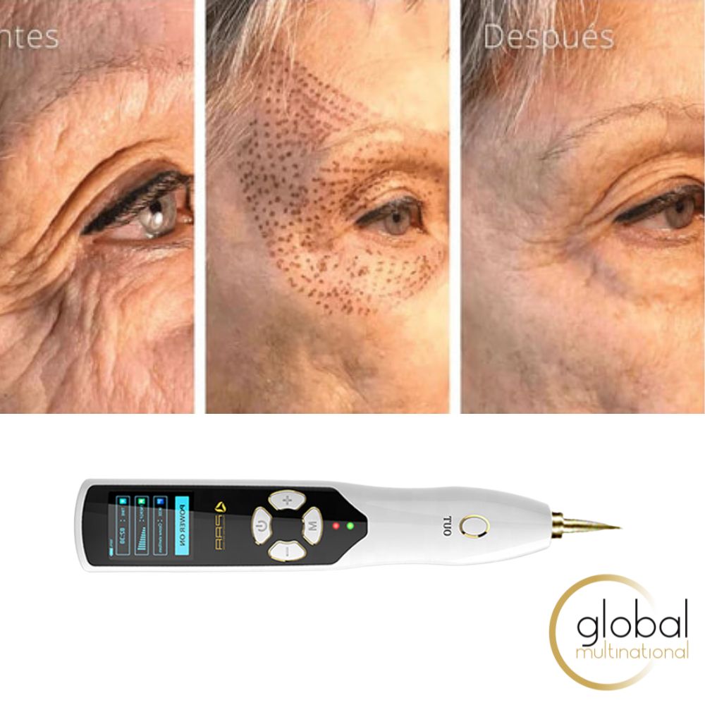 Equipo Fibroblast Ozone Pen Plasma Antienvejecimiento + Synergy Heal Loción de Reepetilización