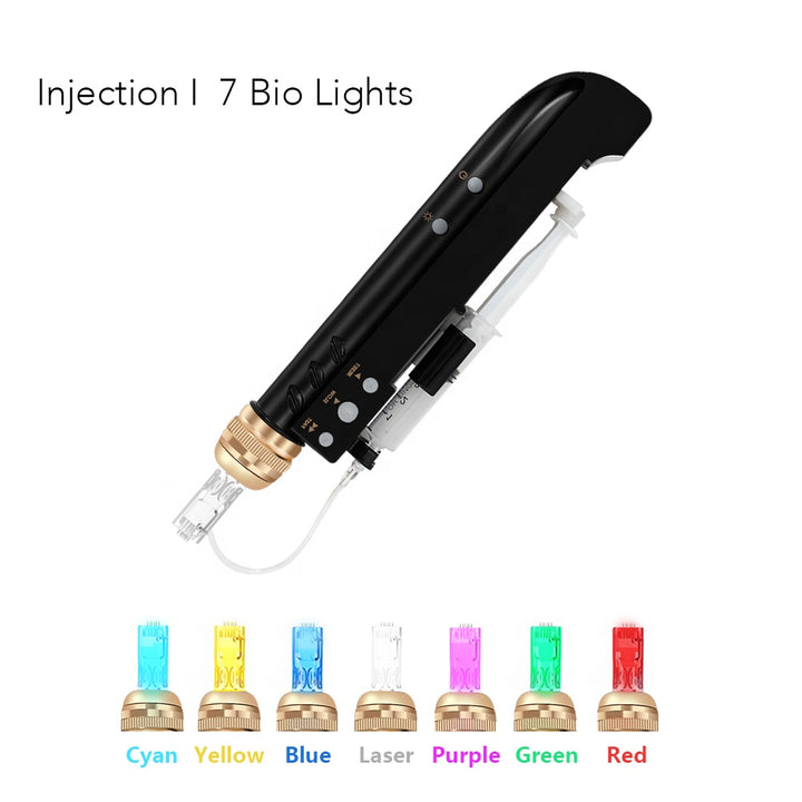 Bio Dermapen 7 Led Photon Therapy – Equipo Dermapen con microagujas de nano inyección para Mesoterapia